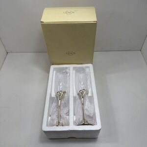 Lenox Forevermore Silver Plated Champagne Flute, Set of 2